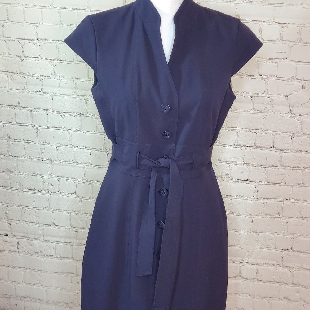 Calvin Klein Blue Button-down Dress